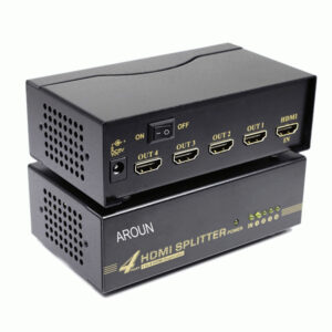 اسپلیتر ۴ پورت HDMI برند Aroun با قابلیت پخش 4K
