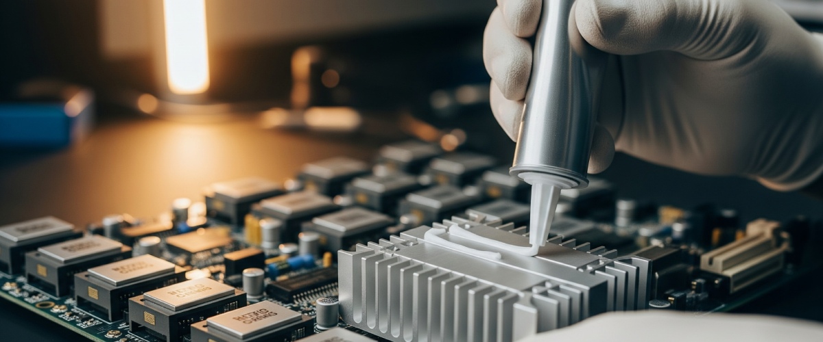 چسب حرارتی مخصوص ماینر برای اتصال هیت سینک و چیپ