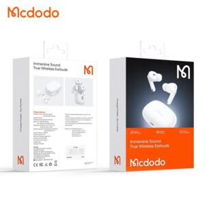 جعبه هندزفری نویز کنسلینگ مک دودو hp-004 به رنگ سفید