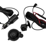 لوازم جانبی دوربین G-Sensor (شارژر و پورت‌ها) به همراه دوربین عقب مجزا